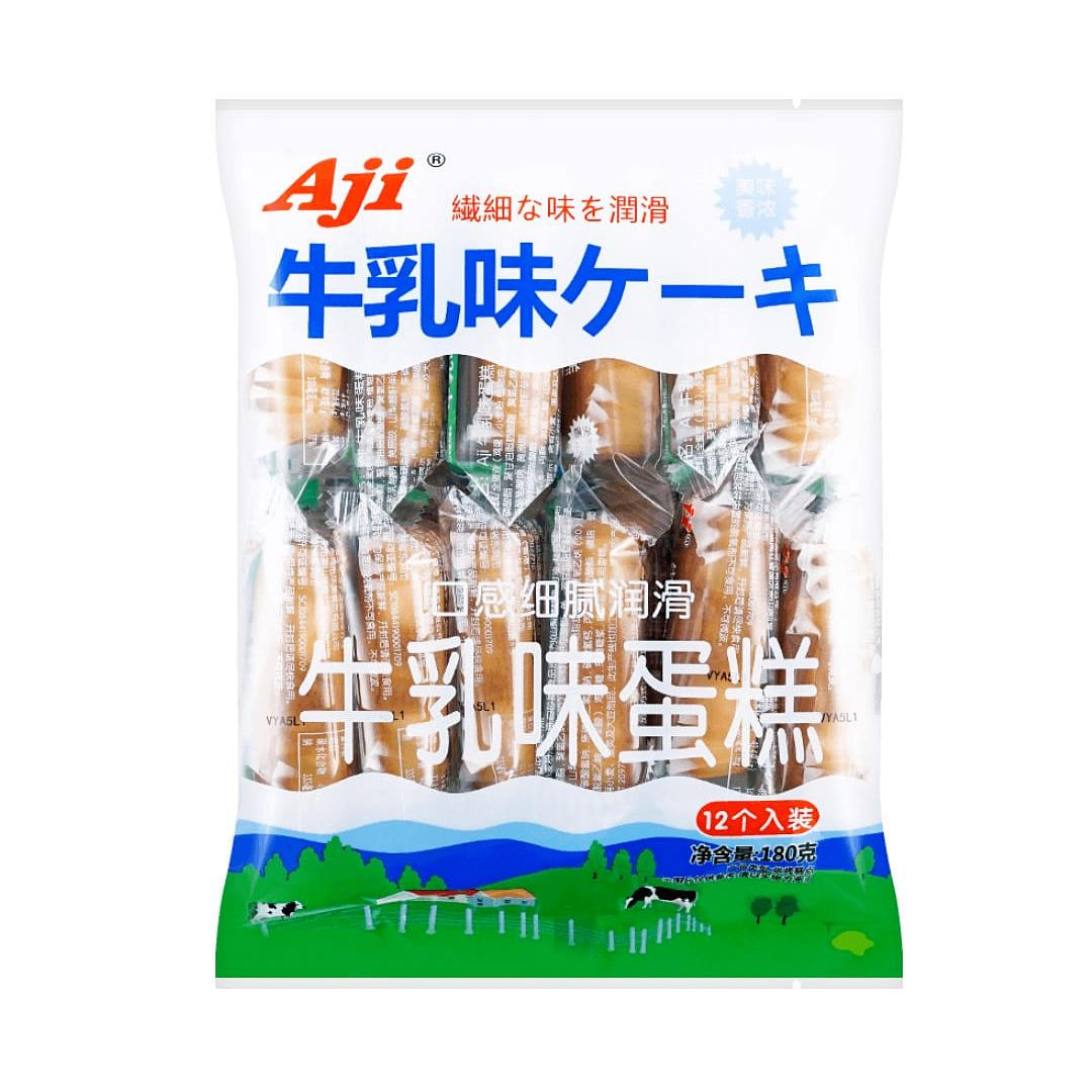 Aji 牛乳味蛋糕 180g 1 份