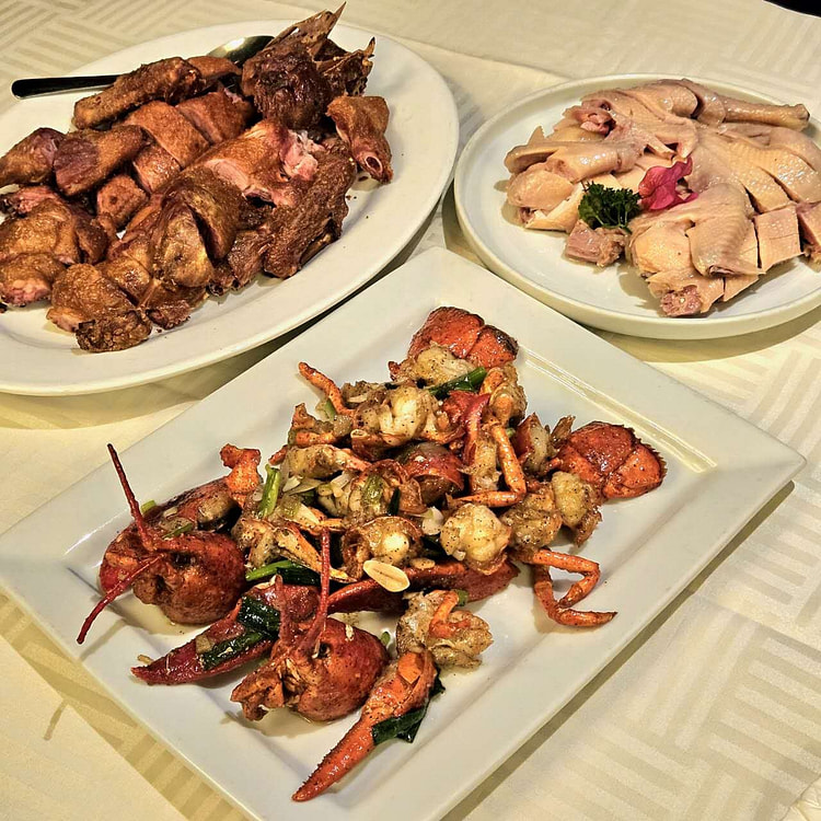 【超值套餐八五折】双龙虾+香酥鸭+咸鸡
