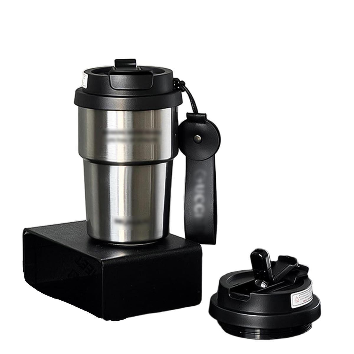 Stainless steel insulated cup – Bright Silve 400ml 1 each