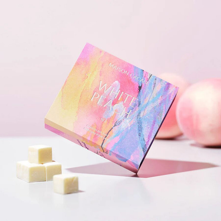 MAISON CACAO Raw Chocolate Sakura Peach 16 pieces
