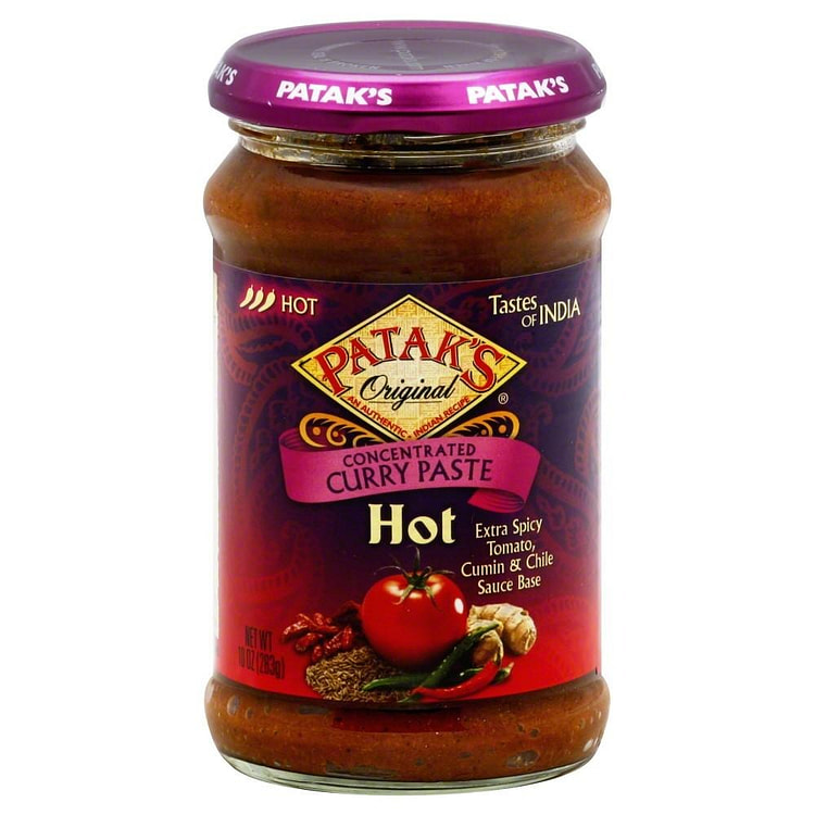 Patak Hot Curry Paste 10 oz