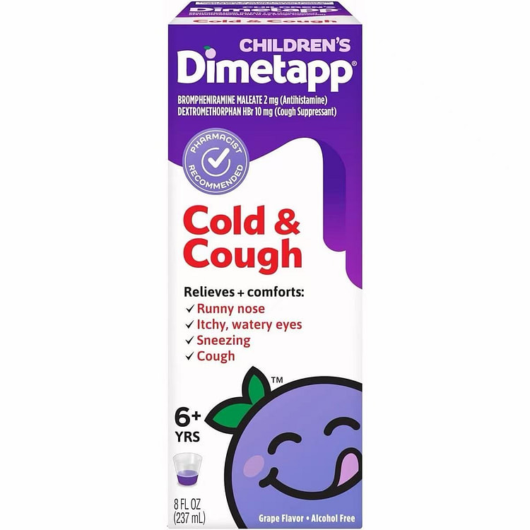 Dimetapp儿童舒缓液 葡萄味 237ml 1 1 瓶