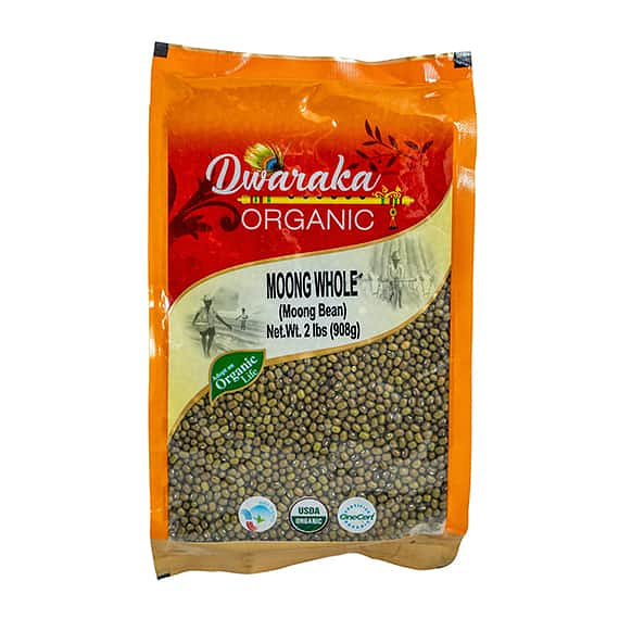 Dwarka Org-Moong Whole 907 g