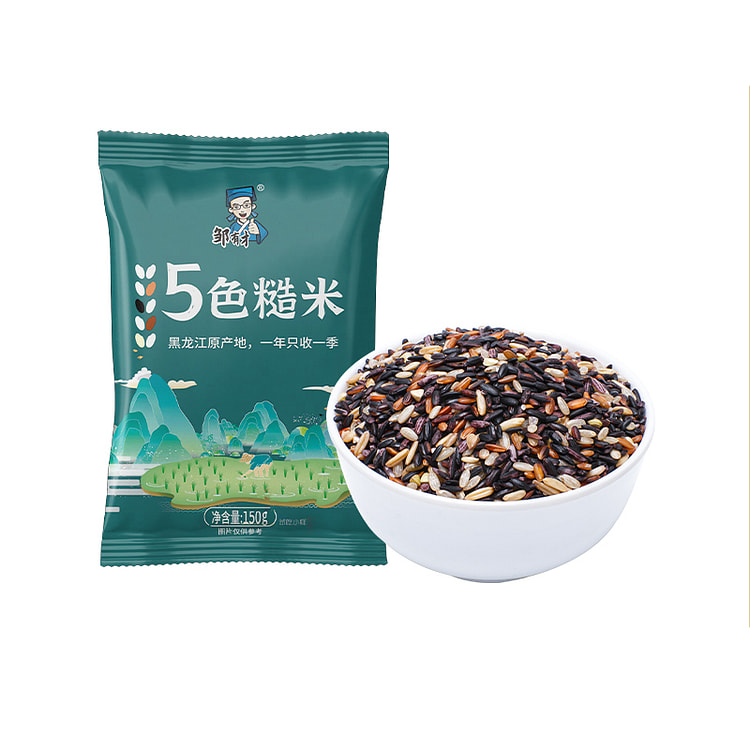 Five-color brown rice and black rice 150g*1 bag