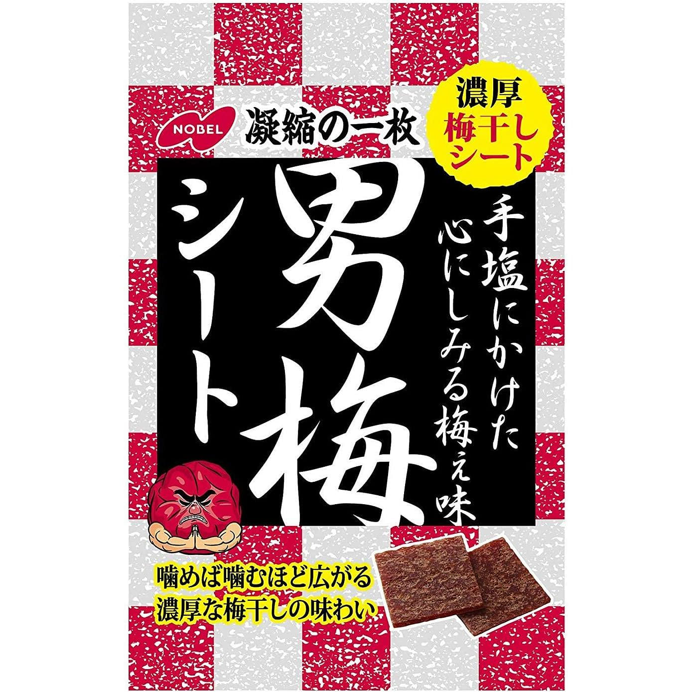 诺贝尔 日本男梅 超浓话梅片 27g 1 份