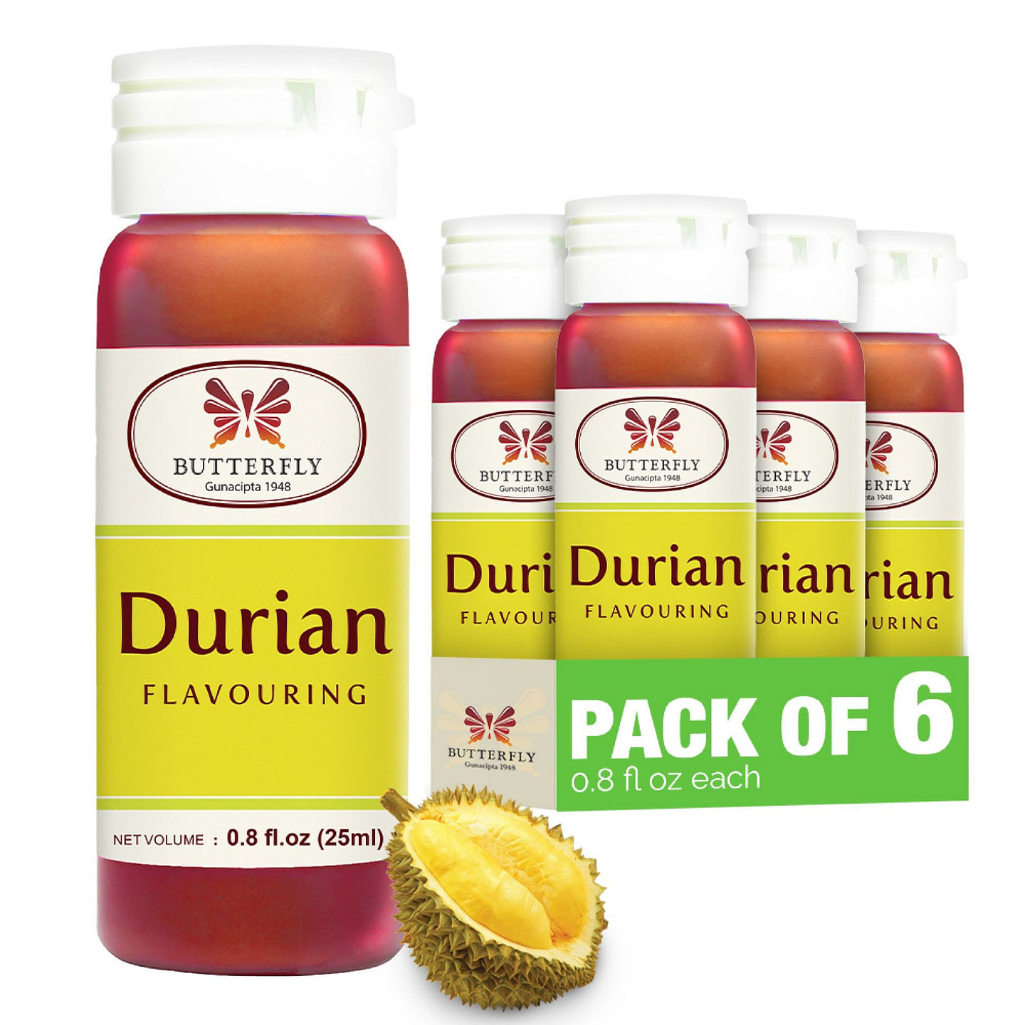 Butterfly Flavoring Paste Durian 25ml Pack of 6 25 ml*6 pack