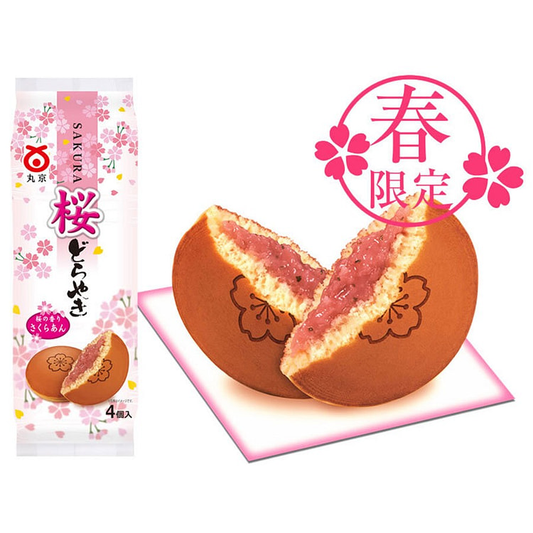 丸京 樱花铜锣烧 4个入/