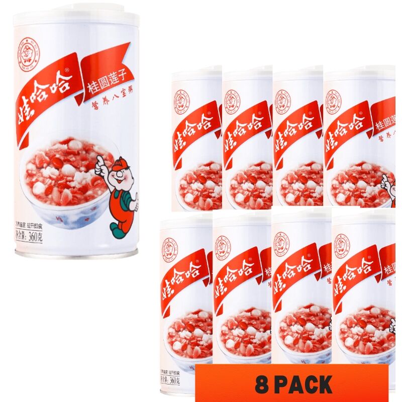 360 克*8罐娃哈哈桂圆莲子八宝粥- Weee!