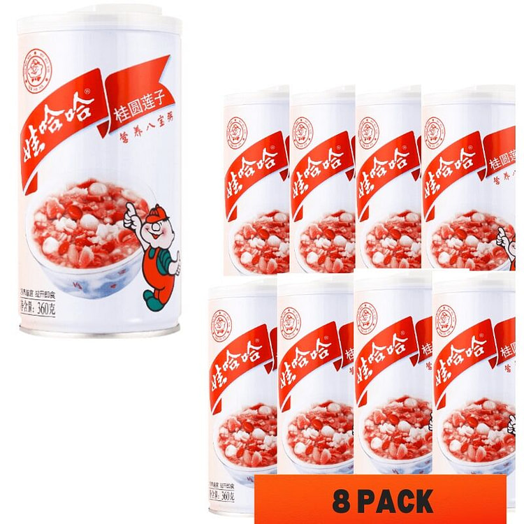 360 克*8罐 娃哈哈 桂圆莲子八宝粥