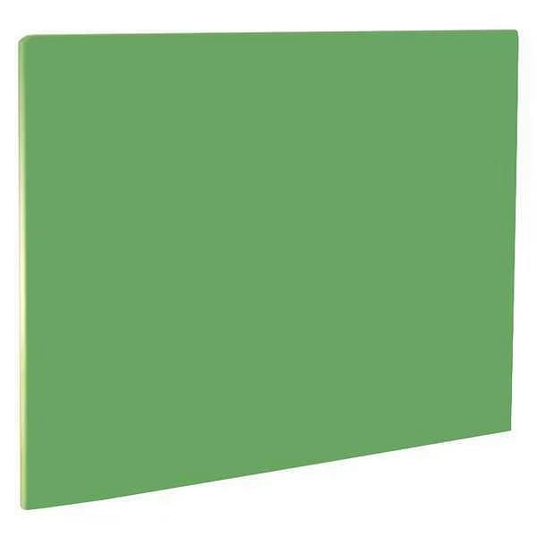 Cutting Board, 24 in.L, Green, Polyethylene 2 lb