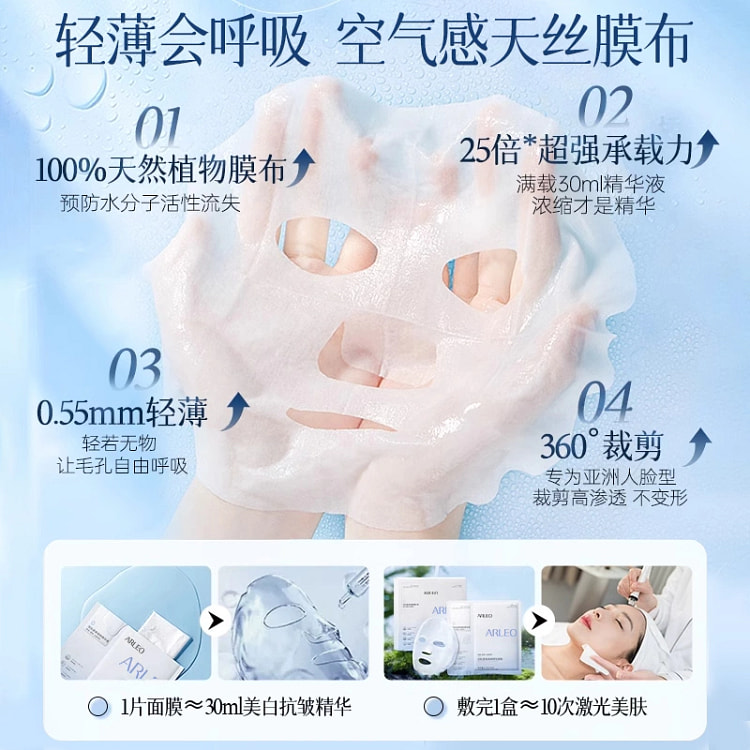 凯琳雅双抗面膜8片*1盒