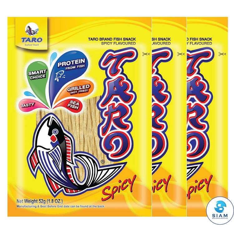 (3-ถุง) ปลาสวรรค์ ตราทาโร รสเข้มข้น 52 กรัม