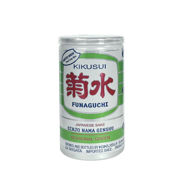 Kikusui Funaguchi Ginjo Nama Genshu Green 200 ml (min 2)