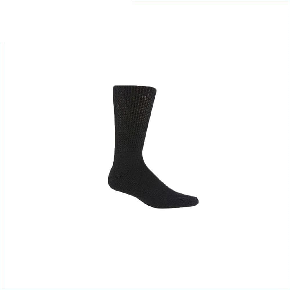 DiaSox Diabetic Socks Small Black 5 oz