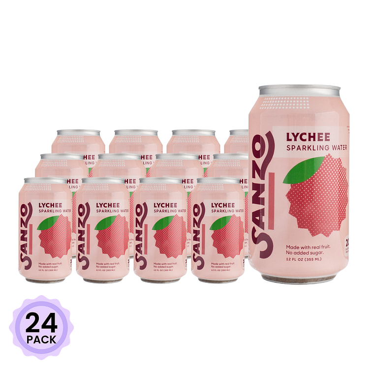 Sanzo Lychee Sparkling Water 12 fl.oz*24 pack
