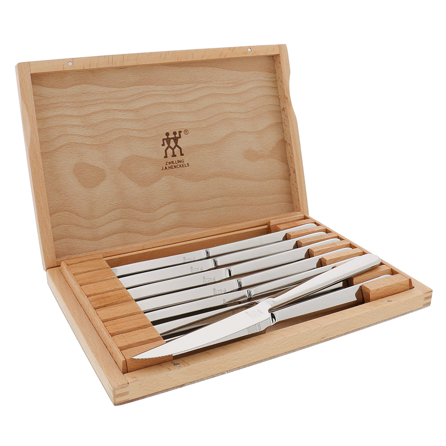 ZWILLING Steak Knife Set of 8, German Knife Set, Stainless Steel 1 each