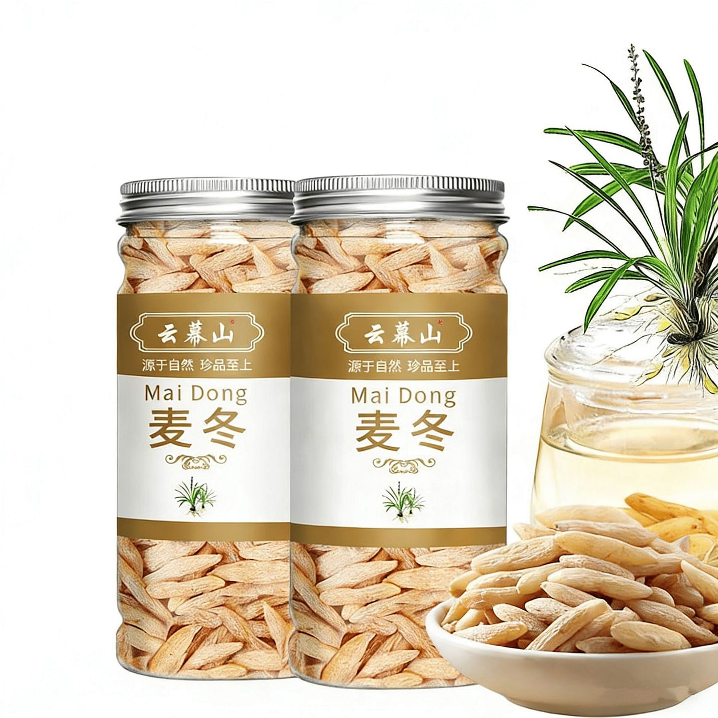 Yunmu Mountain has core Ophiopogon 220 g