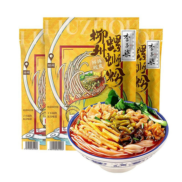 Liziqi snail noodles Liuzhou snail noodles fast
