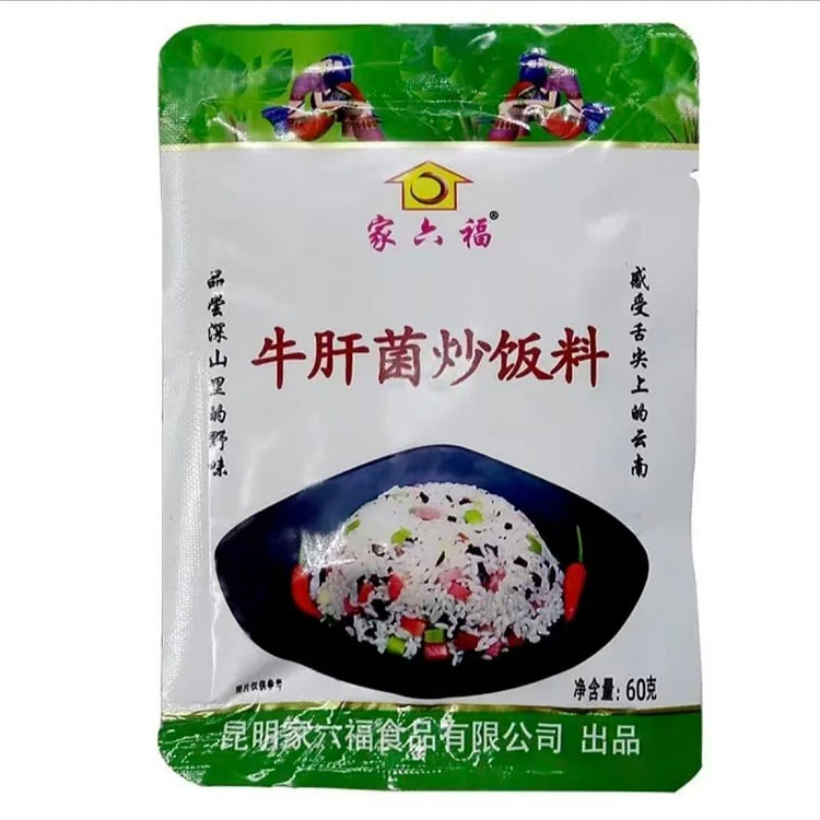 Jialiufu Boletus Fried Rice sauce 60g * 1 pack 60 g