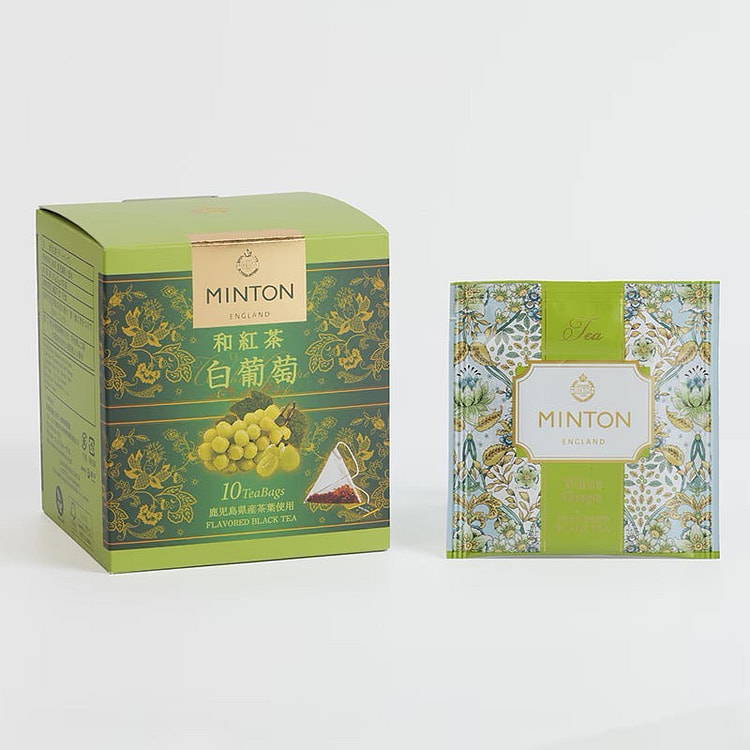 MINTON White Grape Black Tea 2g x 10 Tea Bags 1 each