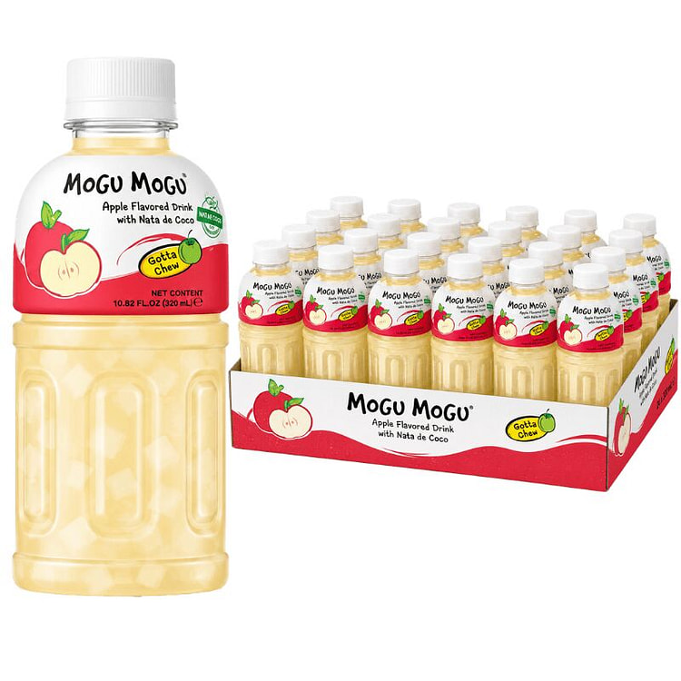 Mogu Mogu Apple Nata de Coco 10.8 fl.oz 24 bottle