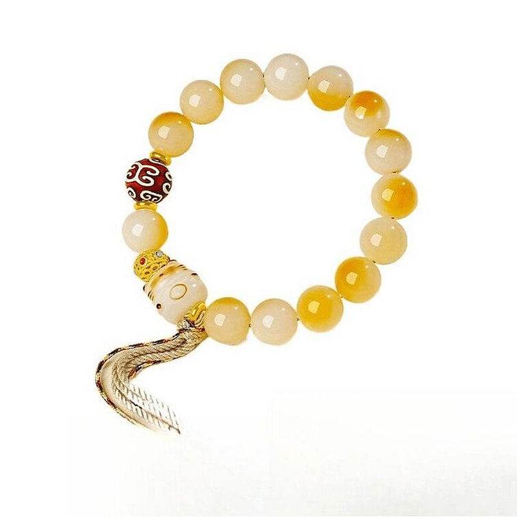 宫里上新 菩提手串细腻油润盘玩玉化岚岫凝福16厘米 1 盒