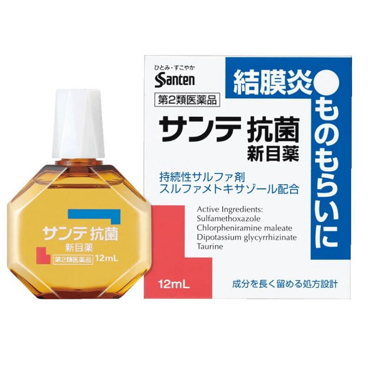Sante参天 结膜炎 抗菌消炎眼药水 12 毫升
