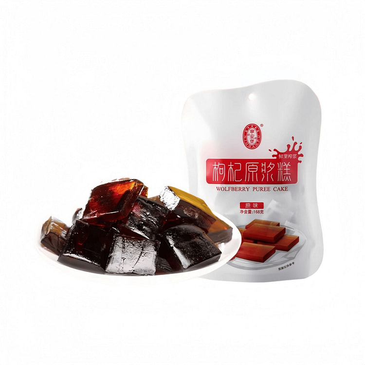 原味枸杞原浆枸杞果糕糖果宁夏特产168g*1袋 168 克