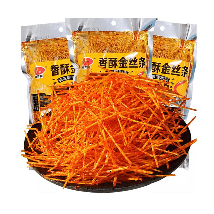 钟芹辉 香酥金丝条辣条 30g 30 克