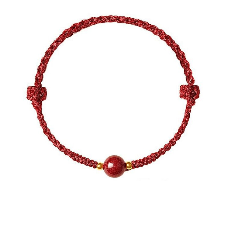 宫里上新 本命年红绳朱砂转运珠 吉祥款 8mm 1 盒