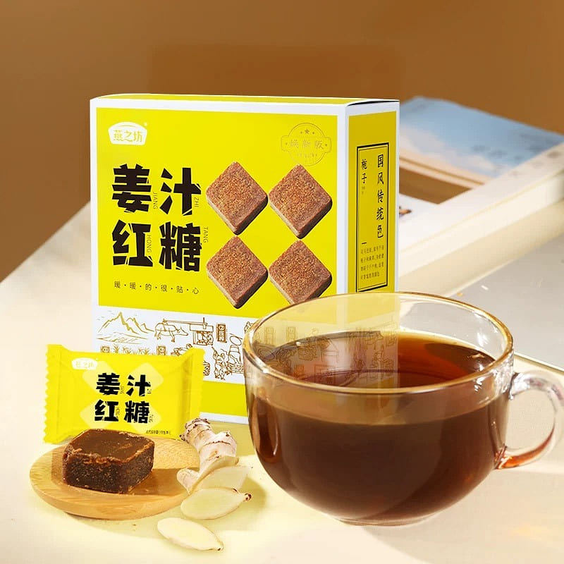 燕之坊 甘蔗红糖块 黑糖姜汁红糖姜茶 单独小包装 216 克