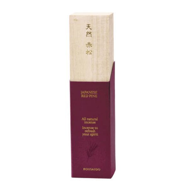 Kousaido Incense (Wooden Box) - Red Pine 1 count