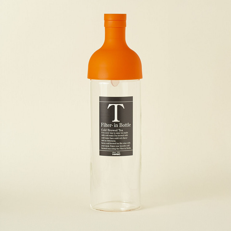 Hario - Filter-in Tea Bottle - Orange - 25.36oz