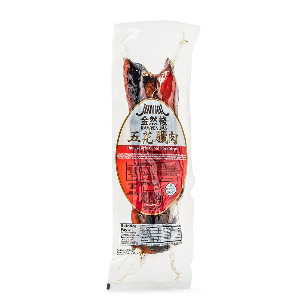 KamYenJan Chinese Style Cured Pork Strips 350 g