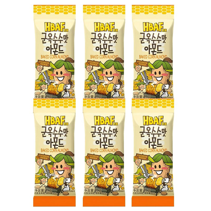 Korea Almond roasted corn flavor 35g*6 210 g