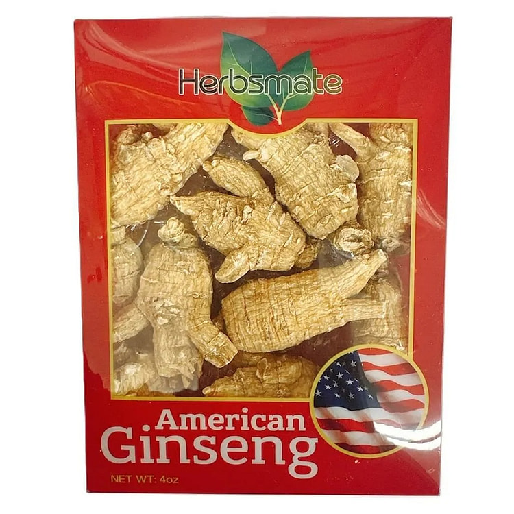 手工精选 A 级花旗参根 - 大号圆形特大号（4 盎司盒装）