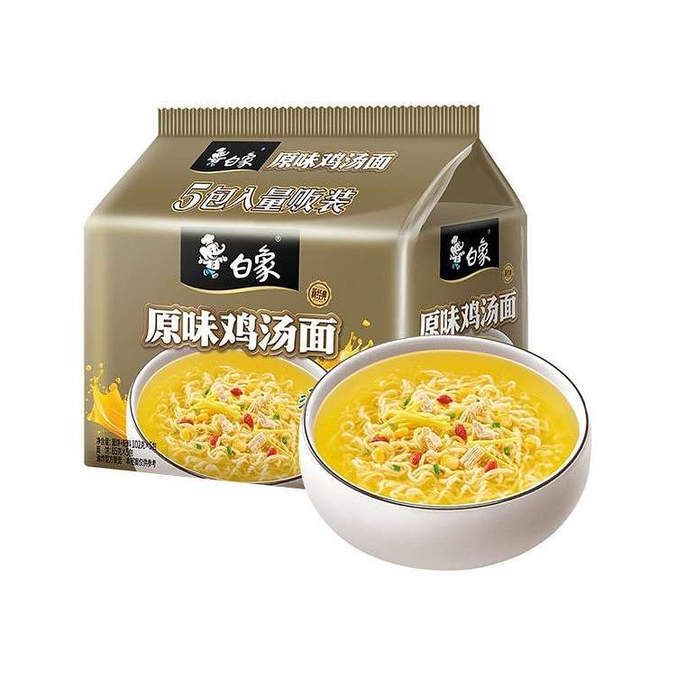 White Elephant Chicken Soup Flavor Instant Noodles 510 g