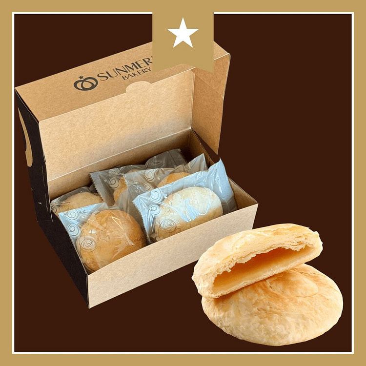 Sunmerry Flaky Cake Box - Butter (5pcs) 5 count