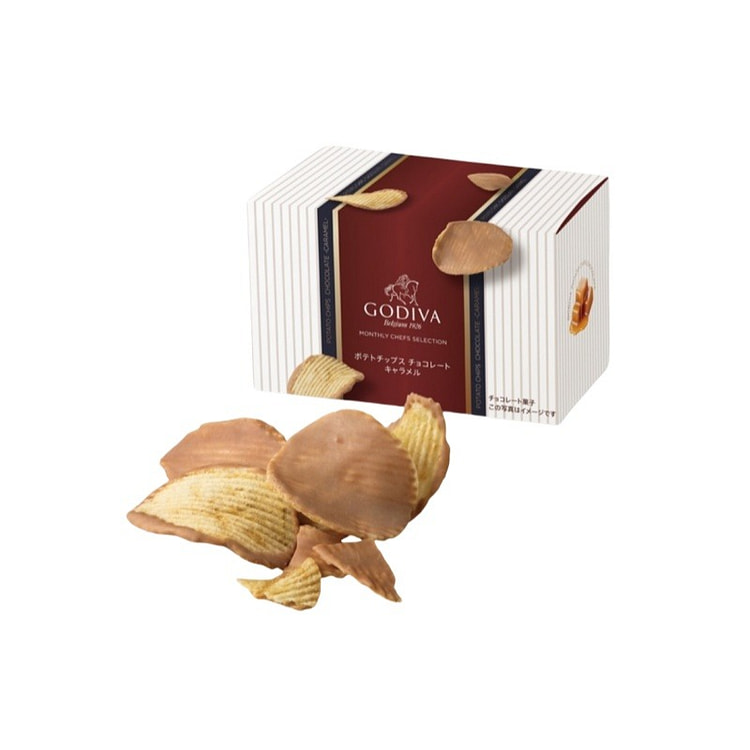 日本名店 高级巧克力 GODIVA 新品 数量限定 超人气 焦糖 巧克力薯片