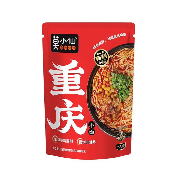 莫小仙非油炸新品重庆小面148g 1 包