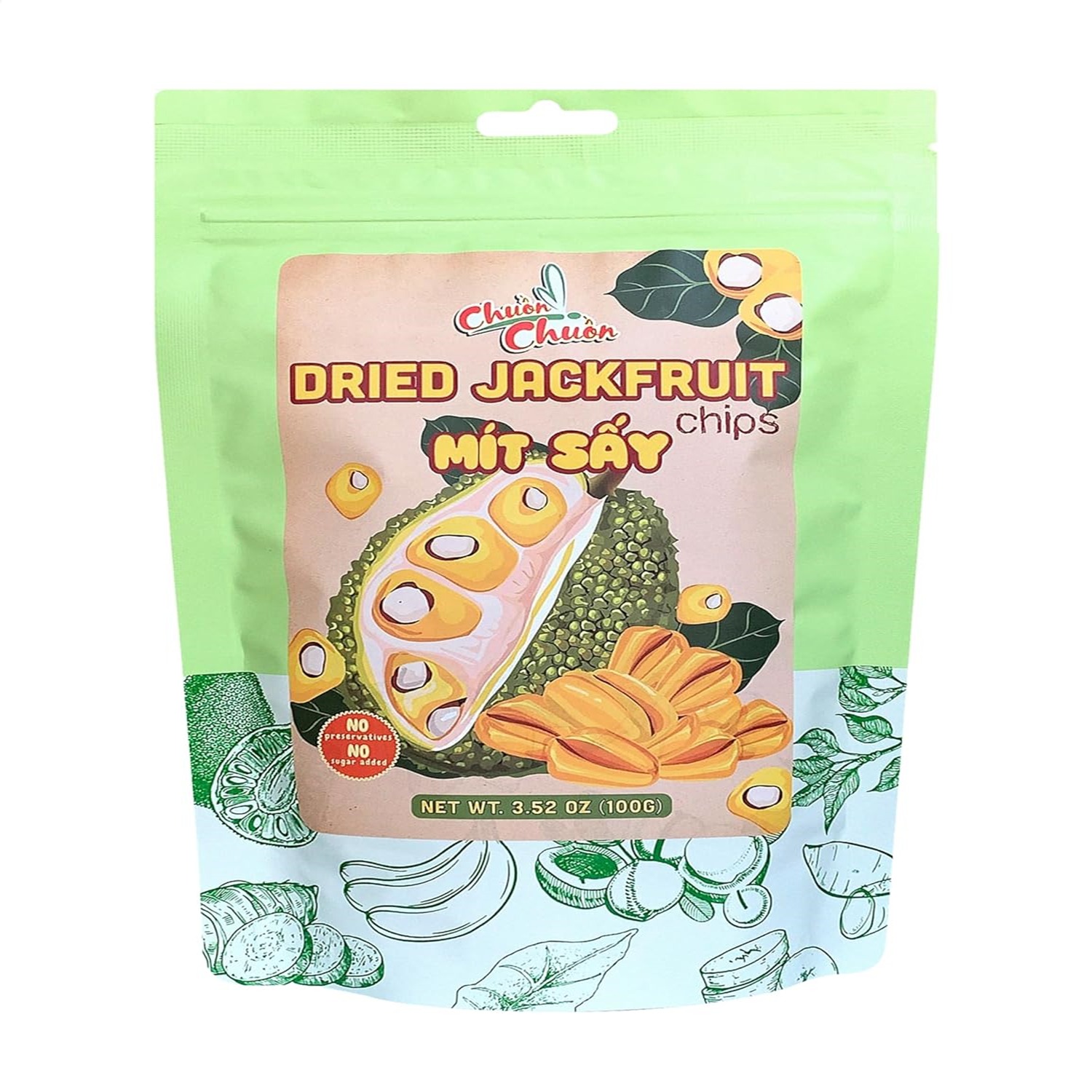 Dried Jackfruit Chips No Added Sugar 3.52 oz 1 個