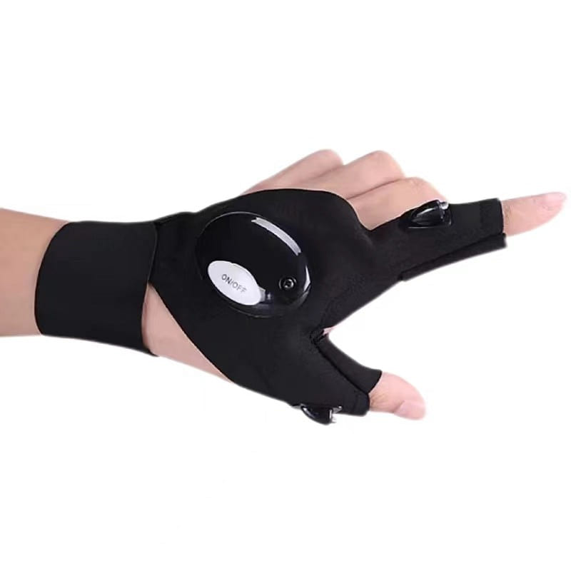 Fishing Artifact Luminous Gloves Led Flashlight -Left Hand 1 Pc 1 count