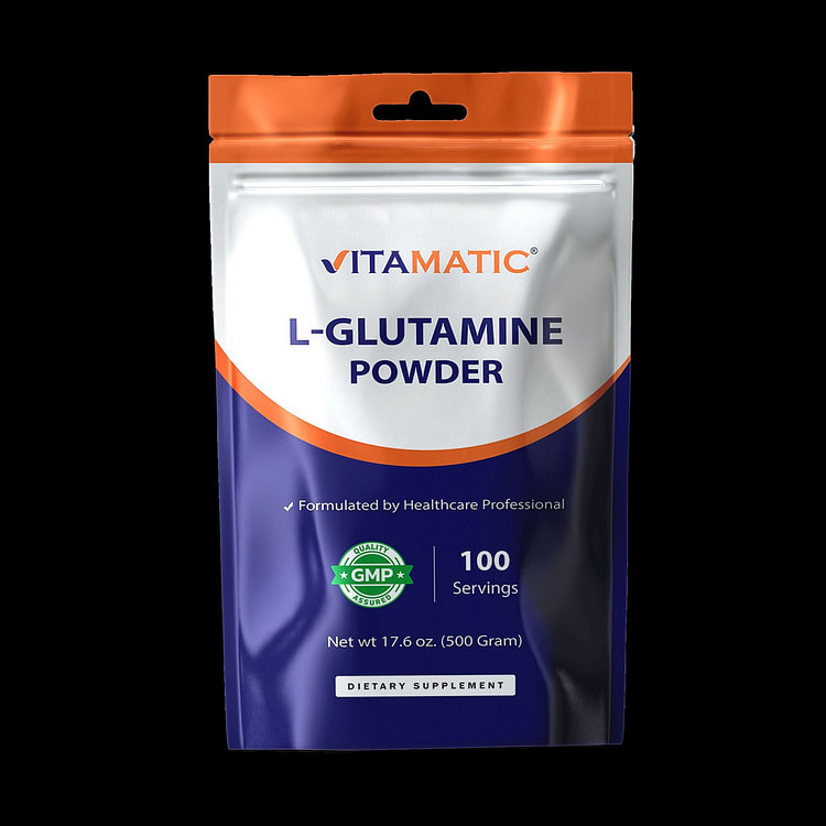 Vitamatic L-Glutamine Powder - 500 Gram 1 each