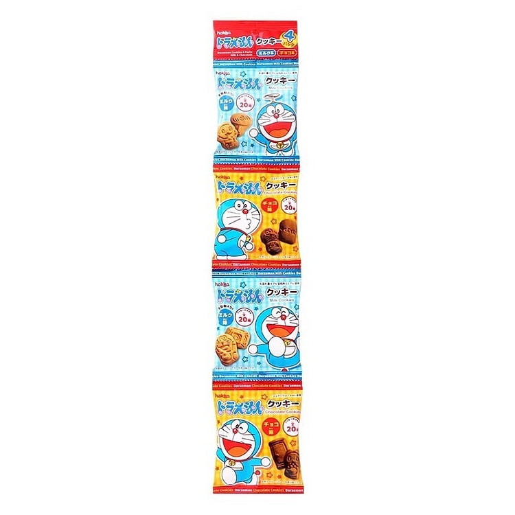 Doraemon Assorted Flavor Cookies 15g*4 Packs 60 g
