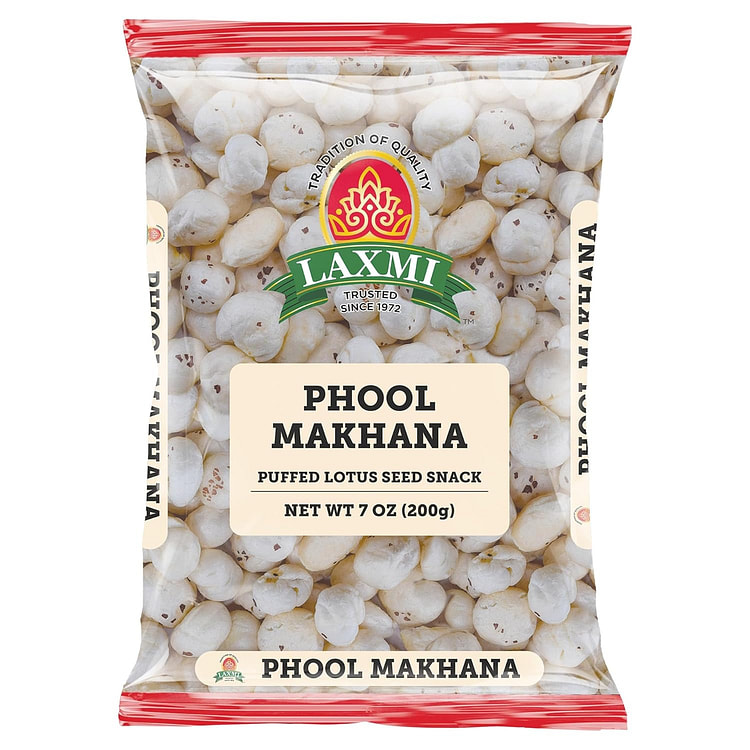 Laxmi Phool Makhana-Puffed Lotus Seeds - 200 Gram 1 pack