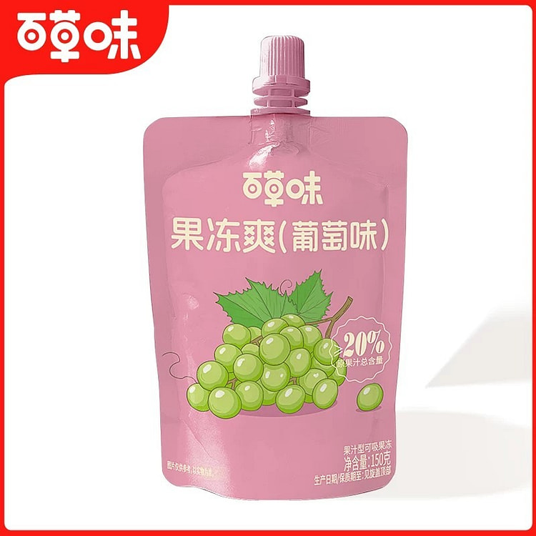 Grape-Flavored Jelly Pouch (Jelly Drink) 150g 150 g