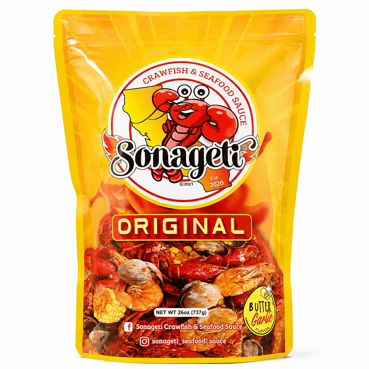 Sonageti Crawfish & Seafood Sauce-Original 26 oz