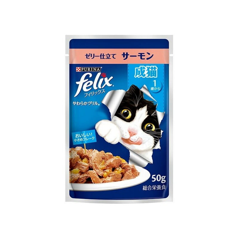 Felix Pouch Adult Cat Salmon 50g 1 each