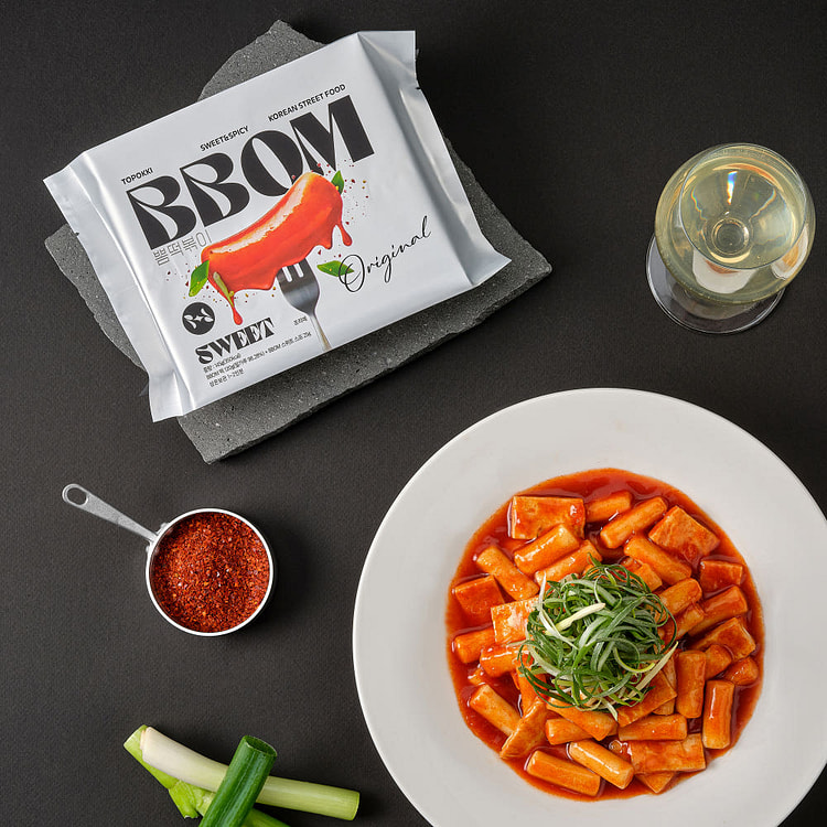 Bbom Tteokbokki Wheat Tteokbokki Original 145 g