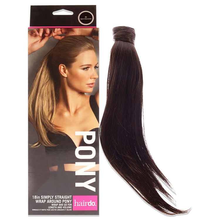Hairdo SimplyStraight Pony DarkChocolateWomen18Inh